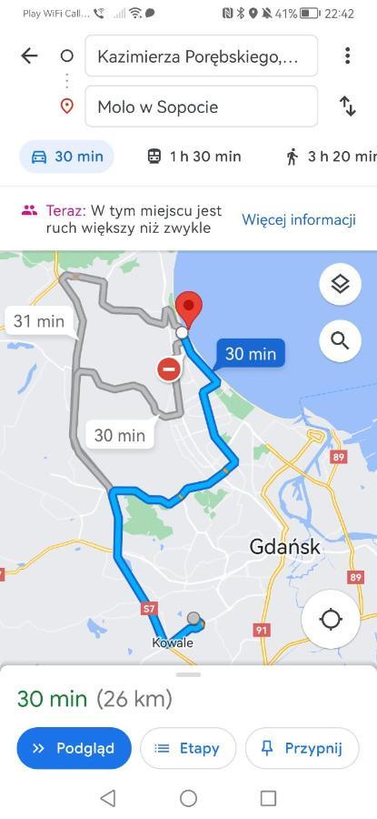 Przytulna Kawalerka Z Ogrodem Huoneisto Gdańsk